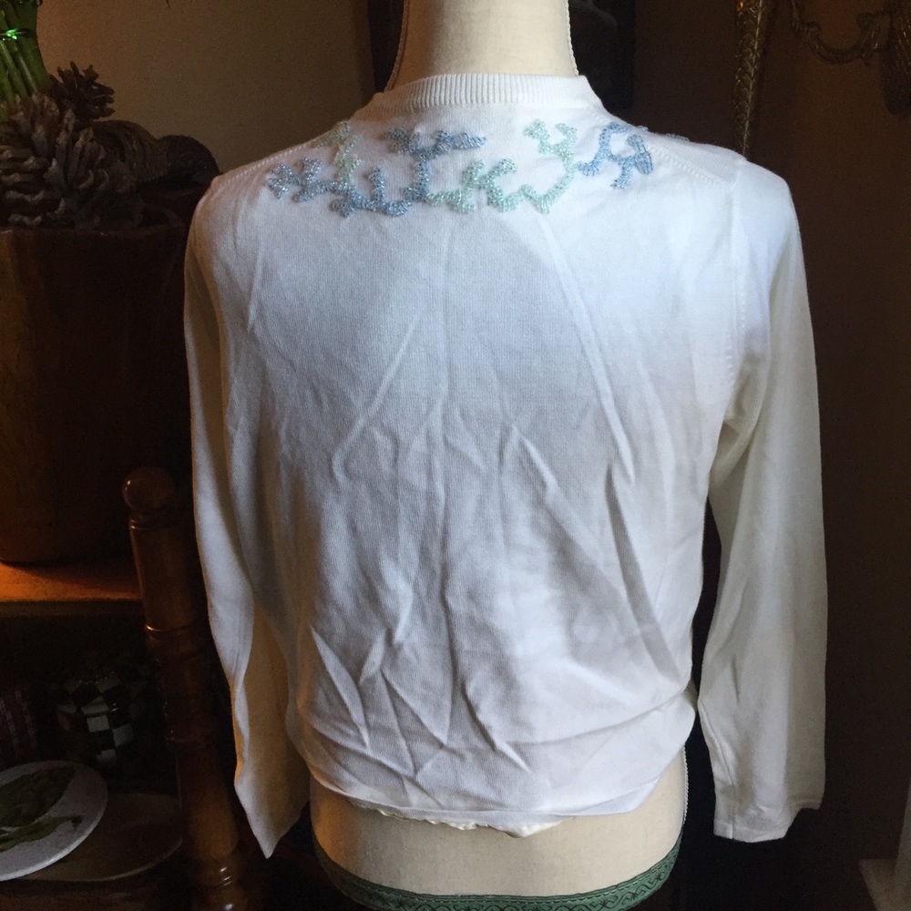 J. McLaughlin beaded sweater - Picture 2 of 2